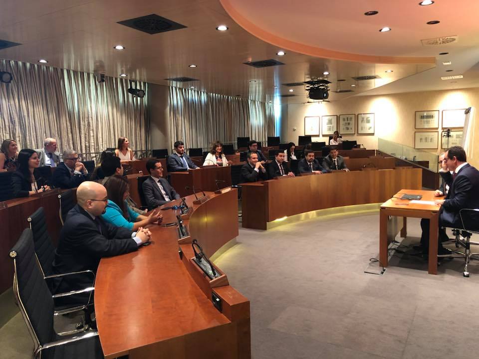 SANFI culmina con éxito la estancia en Madrid de los alumnos chilenos del Máster en Banca y Mercdos Financieros
